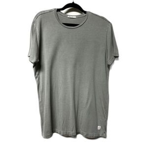 MARINE LAYER Signature Crew Tee Light Olive Green, Sz M